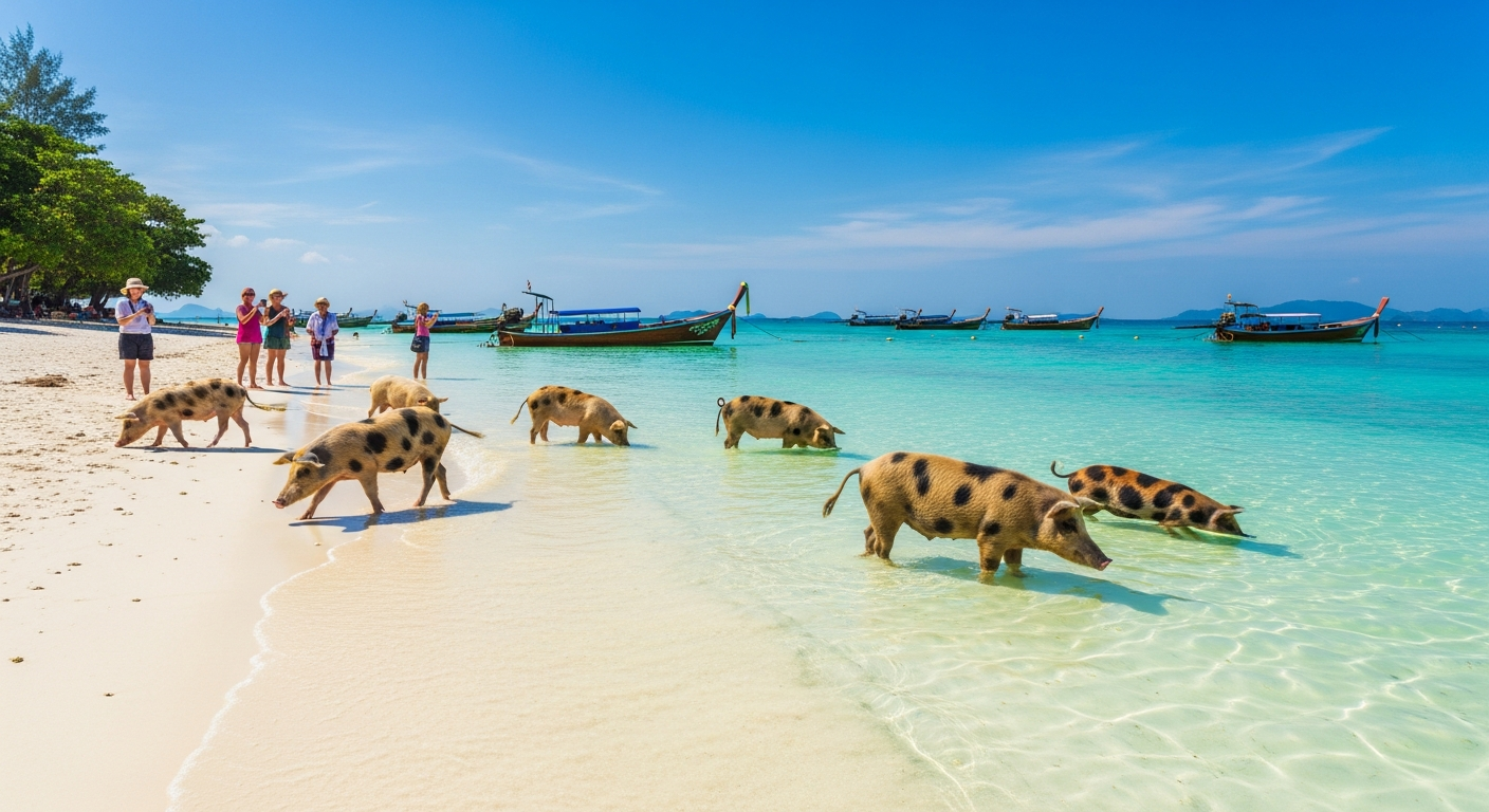 Pig Island (Koh Madsum) Tours